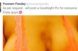 Poonam Pandey naked selfie