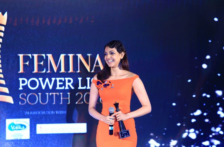 Kajal Aggarwal receives Femina Powerlist Awards 2016