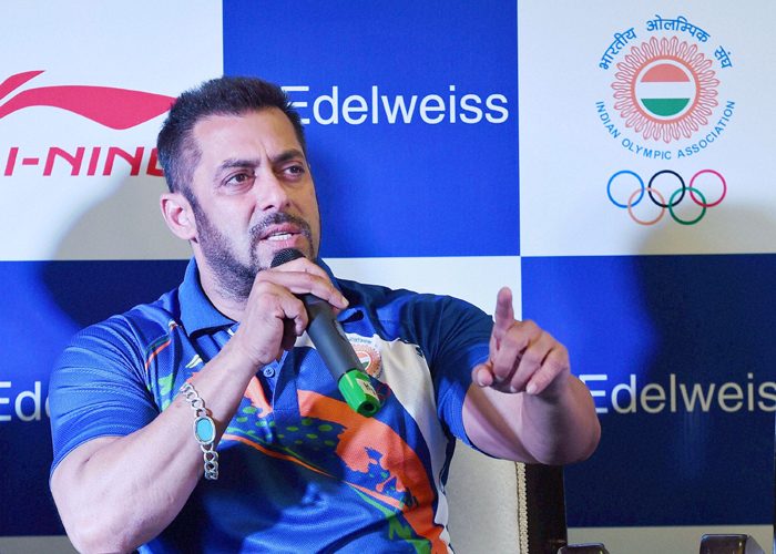 Salman Khan announces Rs 1 lakh each for all the Indian Olympic Athletes in Rio